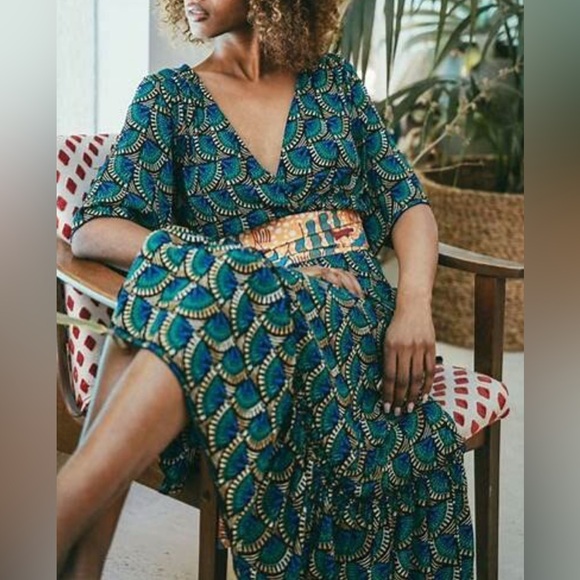 Silk & Salt The Journey Wrap Dress Size S - Picture 3 of 13